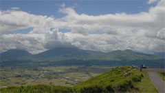 大観峰から見た阿蘇山